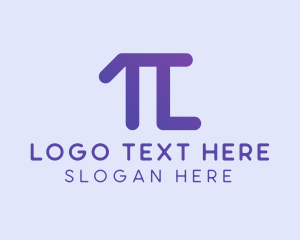 Pi Mathematical Letter L  Logo