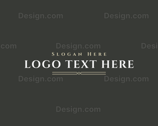 Elegant Minimalist Brand Logo