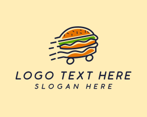 Fast Food Burger Hamburger logo