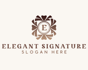 Stylish Flower Boutique logo design