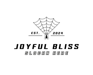 Spider Web Insect Logo