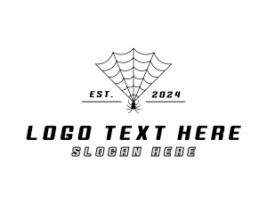 Spider Web Insect Logo