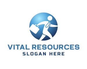 Human Resources Job Recruitment logo design