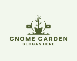 Gardening Shovel Landscape logo design