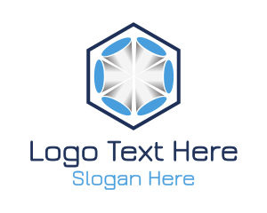 Tech Hexagon Cones Logo