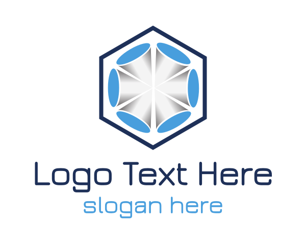 Hexagon logo example 4