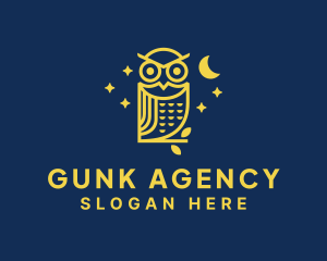 Moon Owl Agency logo design