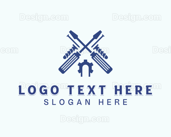 Construction Handyman Repair Logo