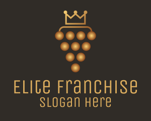 Golden Royal Grape logo design