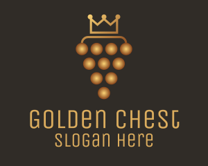 Golden Royal Grape logo design