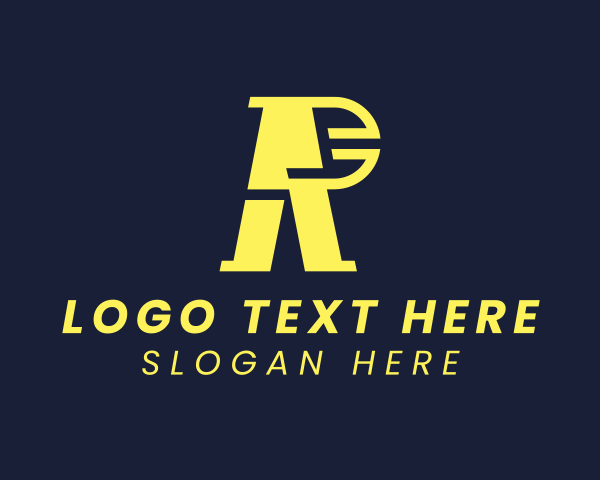 Letter Ap logo example 4