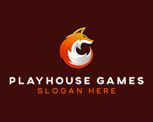 Gaming Fox Animal logo design