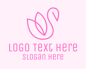 Pink Swan Beauty  logo