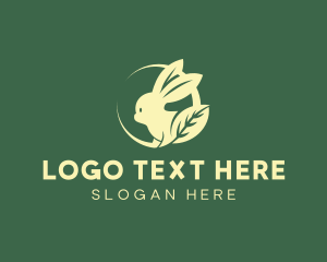 Eco Bunny Leaf logo