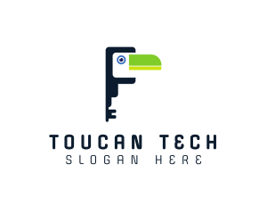 Key Toucan Bird logo design