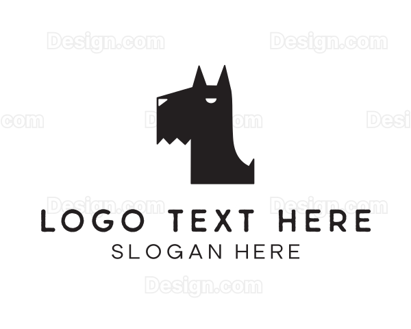 Scottish Terrier Dog Logo