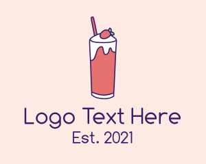 Fruit Shake Drink logo