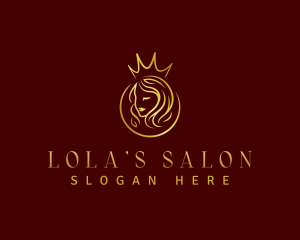 Luxury Royal Salon logo design