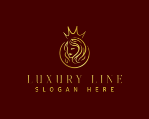 Luxury Royal Salon logo design