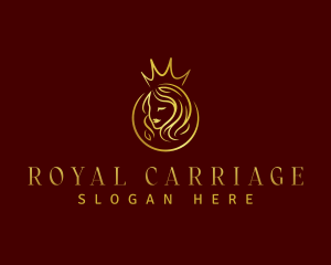 Luxury Royal Salon logo design