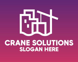 Building Construction Crane logo