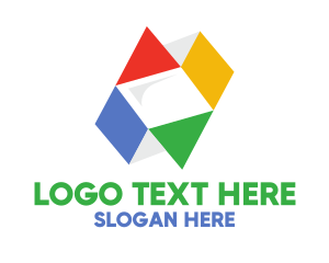 Colorful Geometric Box logo