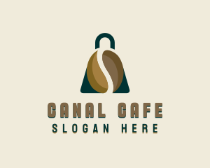 Cafe Shopping Bag logo design