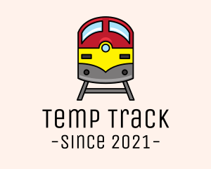 Subway Train Track logo design