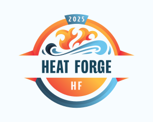 HVAC Heating Ventilation  logo