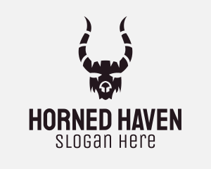 Horn Goat Mask logo design