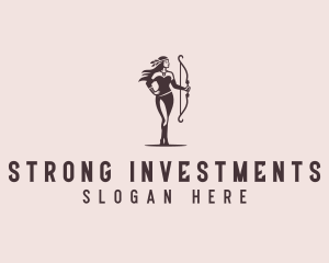 Strong Female Archer logo