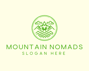 Mountain Trail  Peak  logo design