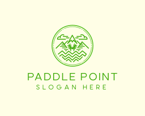 Mountain Trail  Peak  logo design