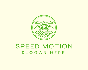 Mountain Trail  Peak  logo design