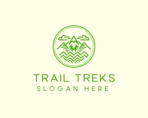 Mountain Trail  Peak  logo design