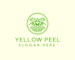 Mountain Trail  Peak  logo design