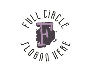 Circle Vandal Paint logo design