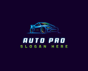 Racing Car Automotive logo