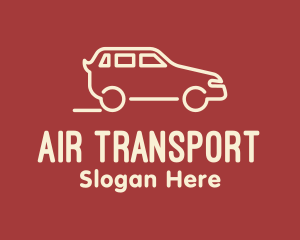 SUV Van Transport logo design