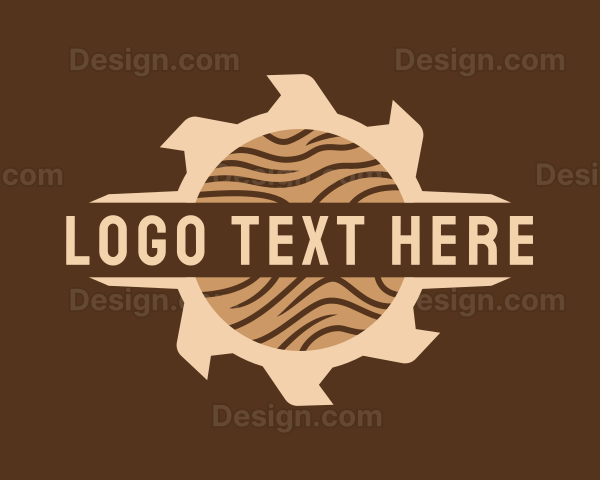 Woodworking Saw Blade Handyman Logo