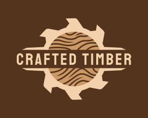 Woodworking Saw Blade Handyman logo design