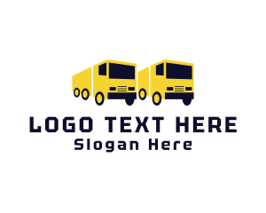 Delivery Truck Logistics Transport logo