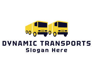 Delivery Truck Logistics Transport logo design