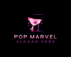 Glam Fashion Woman logo design