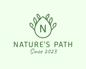 Natural Aromatherapy Oil Spa logo design