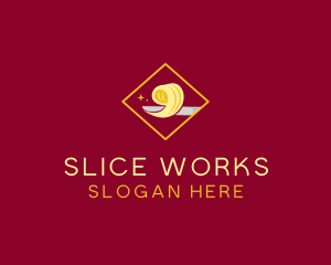 Butter Slice Spread  logo design