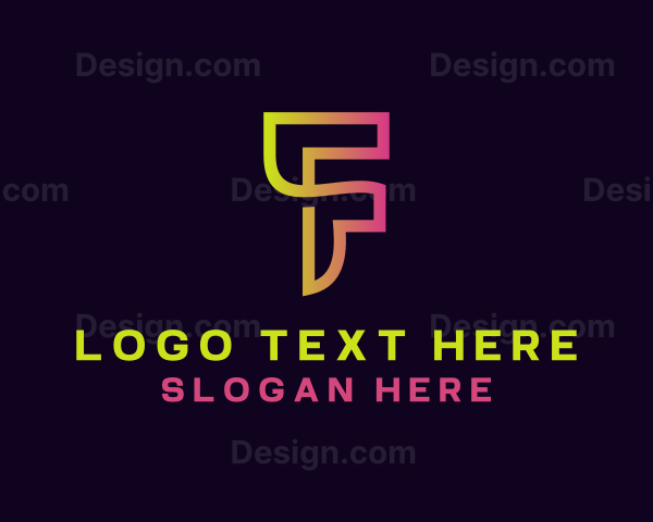 Tech Web Graphic Designer Logo