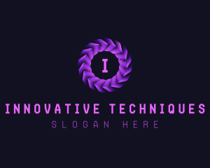 Digital Arrow Tech logo design