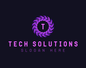 Digital Arrow Tech logo design