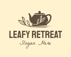 Brown Tea Pot logo design